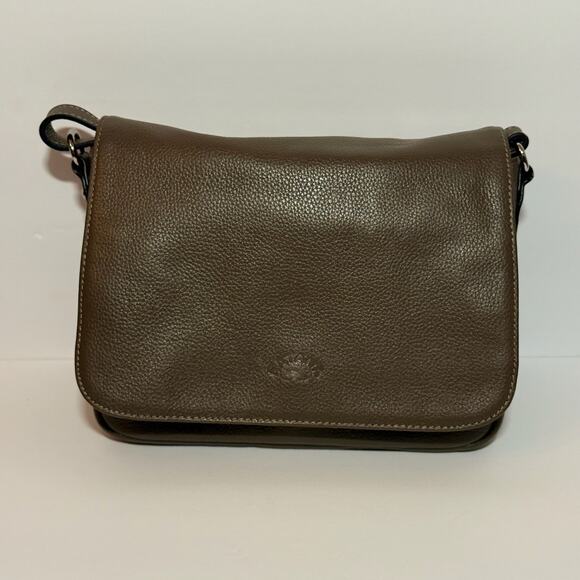 👜 French Leather Handbag Purse Shoulder Bag Crossbody Katana Paris Classic - Picture 3 of 9